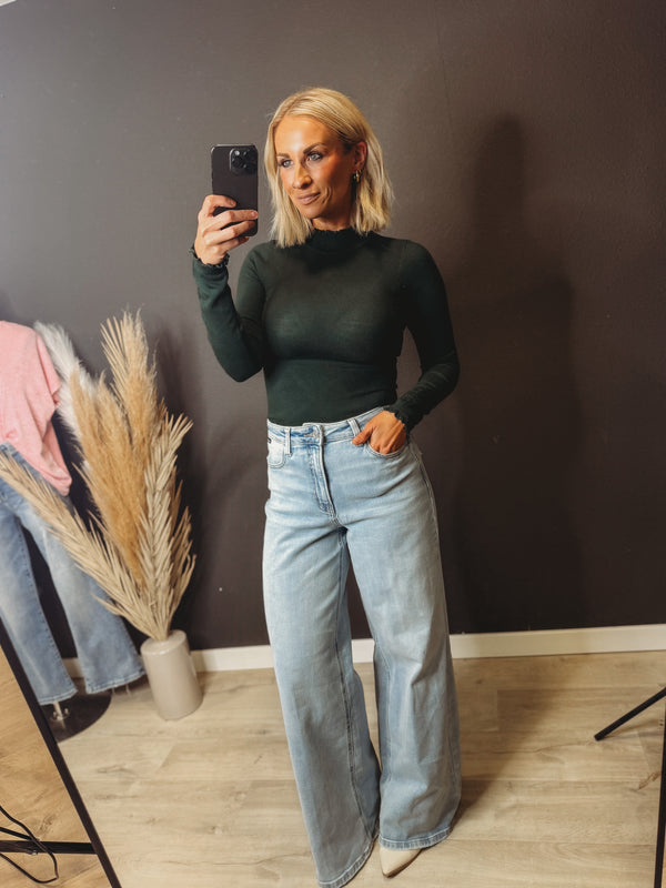 The Mari Mock Neck Top [ 2 colors ]