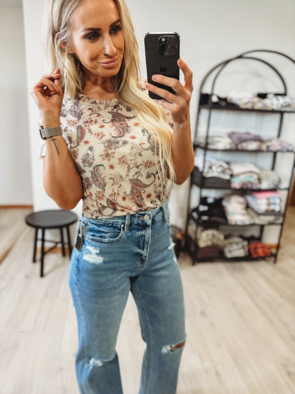 Daizee Paisley Top