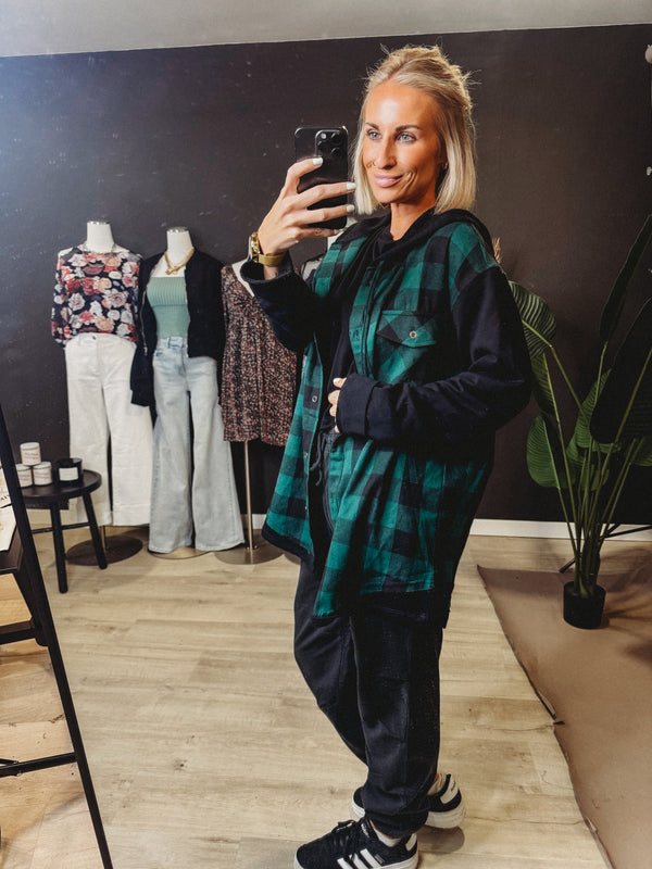 Dalia Hooded Flannel