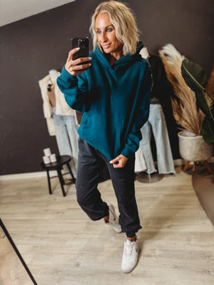 Molly Essential Hoodie [ Green ]