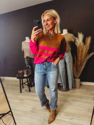 Kate Striped Sweater [ size large ]