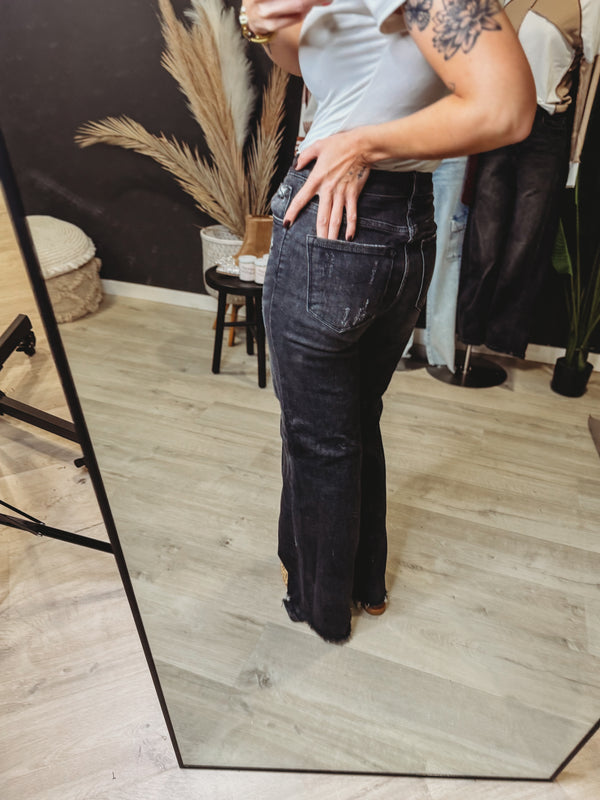 The Rya Black Risen Denim