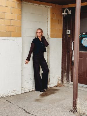 Lilly Contrast Sleeve Cardigan