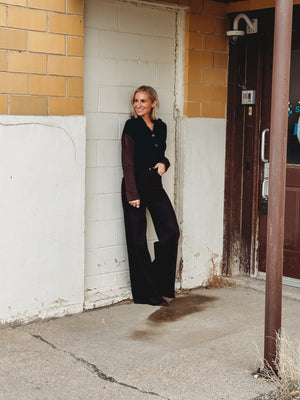 Lilly Contrast Sleeve Cardigan