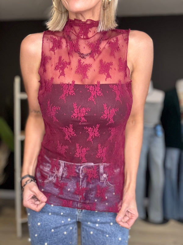 The Sophia Lace Tank Top