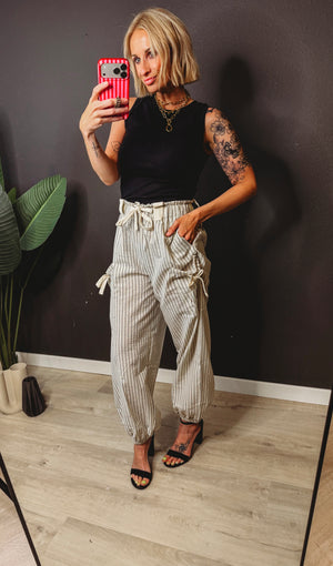 Halsey Textured Woven Pants