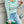 Scalloped Edge Stripe Sweater Top [ Green ]