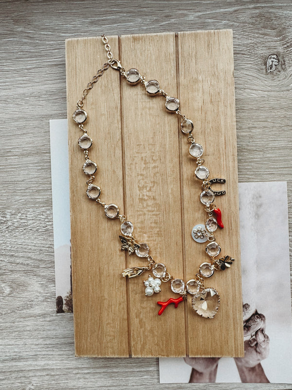Cora Red Hot Pepper Charm Necklace