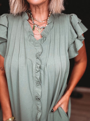 Trigg Ruffle Dress [ medium ]