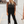 Load image into Gallery viewer, Fay Black Front Slit Pants
