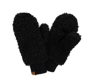Sherpa Warm & Cozy Mittens [ 4 colors ]