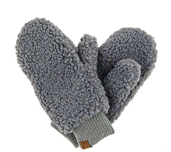 Sherpa Warm & Cozy Mittens [ 4 colors ]