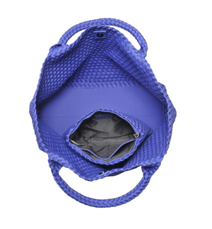 Sky's the Limit Large Blue Tote + Pouch Set