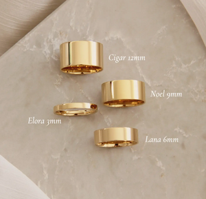 Classic Band Wide Ring [ Cigar ]