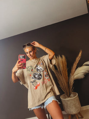 Abbey Leopard Western Oversized Graphic - The Rack Boutique ⚡️