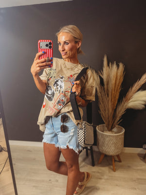 Abbey Leopard Western Oversized Graphic - The Rack Boutique ⚡️