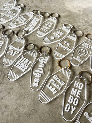 Acrylic Keychains - The Rack Boutique ⚡️