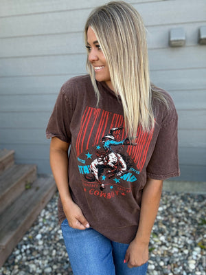 Ain't My First Rodeo Graphic Tee [ 2 colors ] - The Rack Boutique ⚡️