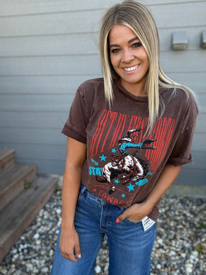 Ain't My First Rodeo Graphic Tee [ 2 colors ] - The Rack Boutique ⚡️