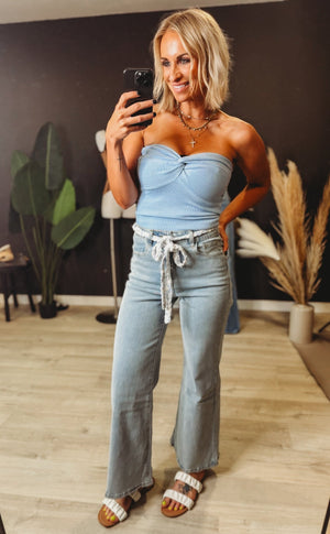 Ana Flare Cropped Denim - The Rack Boutique ⚡️