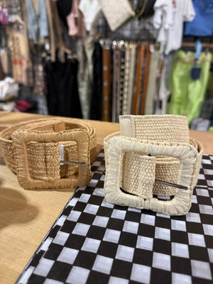 Anarchy Natural Braided Belt - The Rack Boutique ⚡️