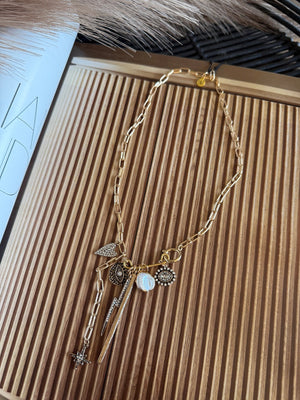 Arch Bar Necklace - The Rack Boutique ⚡️