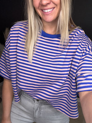 Aubra Striped Cropped Top - The Rack Boutique ⚡️