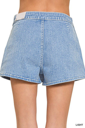 Audra Wrap Denim Skirt - The Rack Boutique ⚡️