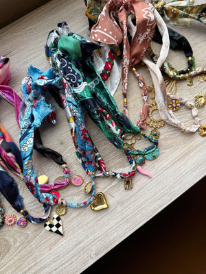 Bandana Charm Necklaces - The Rack Boutique ⚡️