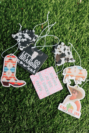 Black Cowhide Air Freshener - The Rack Boutique ⚡️