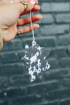 Black Cowhide Air Freshener - The Rack Boutique ⚡️