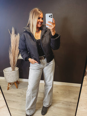 Black Puffer Jacket - The Rack Boutique ⚡️