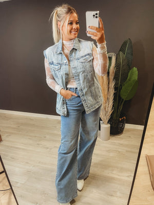 Blakely Studded Denim Jeans - The Rack Boutique ⚡️