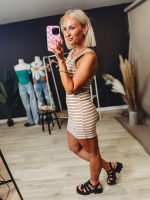 Boone Striped Dress - The Rack Boutique ⚡️