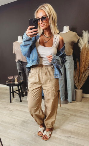 Breezy Scoop Neck Slotted Tank Top - The Rack Boutique ⚡️