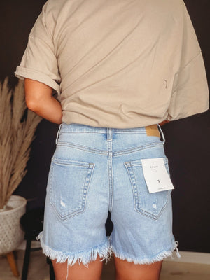 Bri Cello Jean Shorts - The Rack Boutique ⚡️