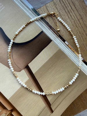 Brixley Pearl Embelished Necklace - The Rack Boutique ⚡️