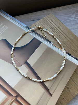 Brixley Pearl Embelished Necklace - The Rack Boutique ⚡️