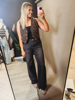 Chic Leopard Vest - The Rack Boutique ⚡️
