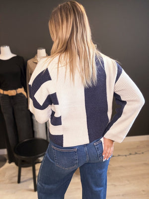 Chloe Color Block Cardigan - The Rack Boutique ⚡️