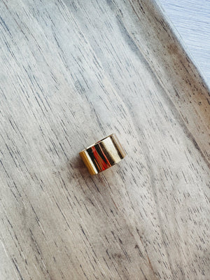 Classic Band Wide Ring [ Cigar ] - The Rack Boutique ⚡️