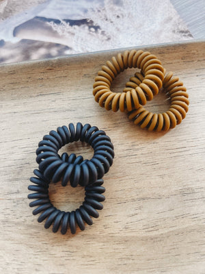 Coil Hair Tie Set of 2 - The Rack Boutique ⚡️