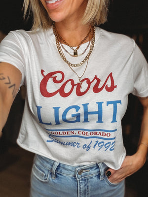 Coors Light Top [ small ] - The Rack Boutique ⚡️