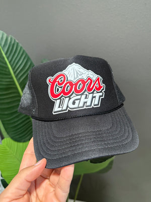 Coors Light Trucker Hat [ 2 colors ] - The Rack Boutique ⚡️