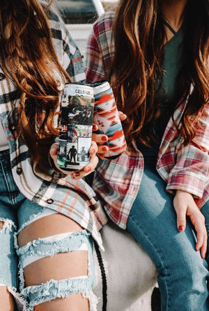 Cowboy Collage Tall Coozie 2 - Pack - The Rack Boutique ⚡️