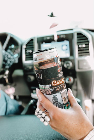 Cowboy Collage Tall Coozie 2 - Pack - The Rack Boutique ⚡️
