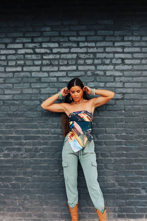 Cowboy Collage Wild Rags - The Rack Boutique ⚡️