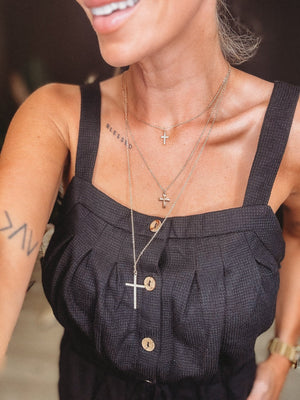 Cross Necklace [ Layered ] - The Rack Boutique ⚡️