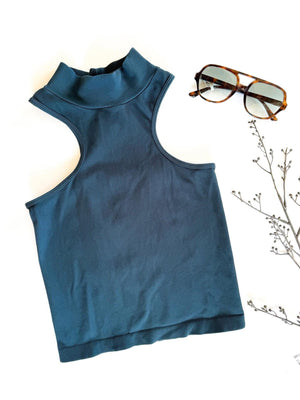 Cut Out NikiBiki Cami [ Teal ] - The Rack Boutique ⚡️