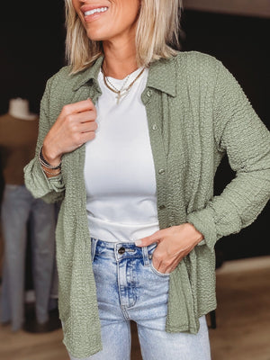 Davis Button Down Top [ size medium ] - The Rack Boutique ⚡️